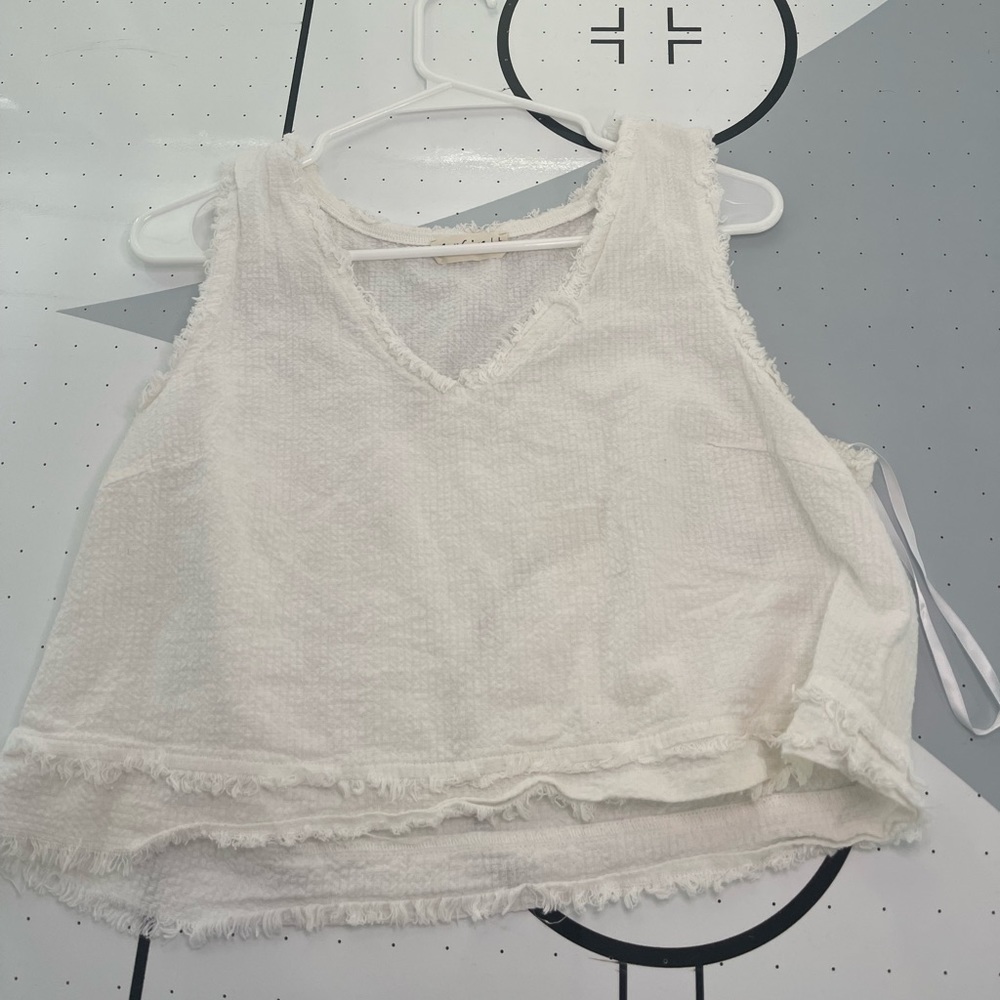 White Boutique Tank Top